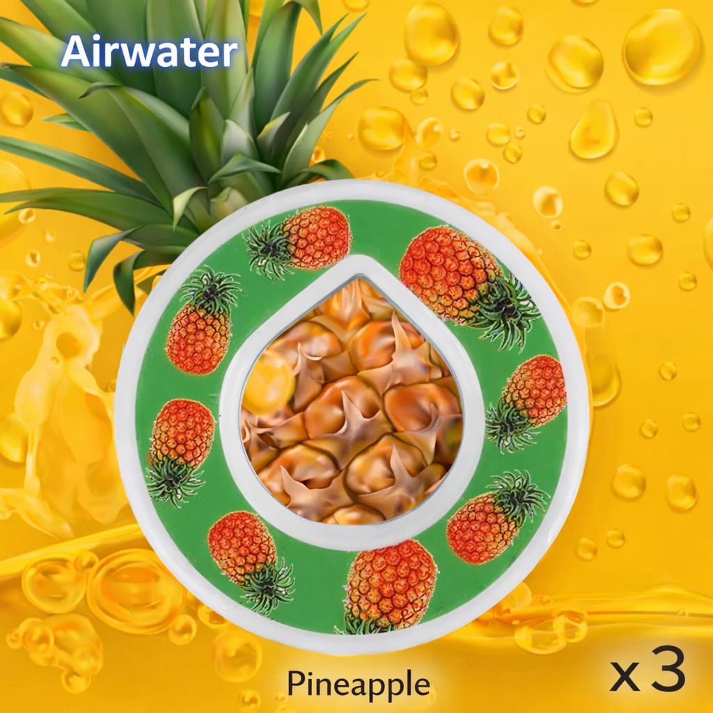 Airwater- 3 Pack of Pineapple Flavoured Scent Pods for Airwater Bottle